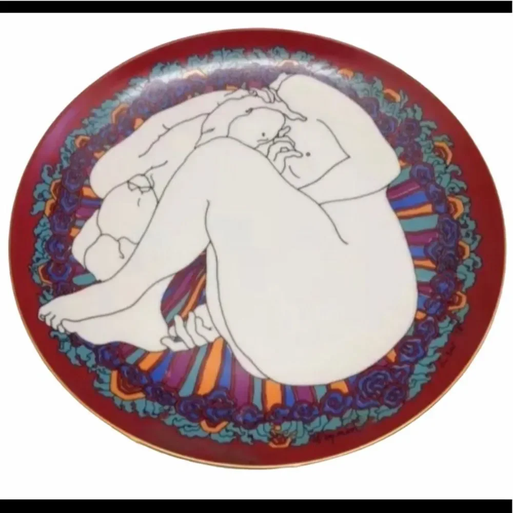 Rare Weyman Lew '78 Nude Art Collector's Plate - Picture 3 of 6